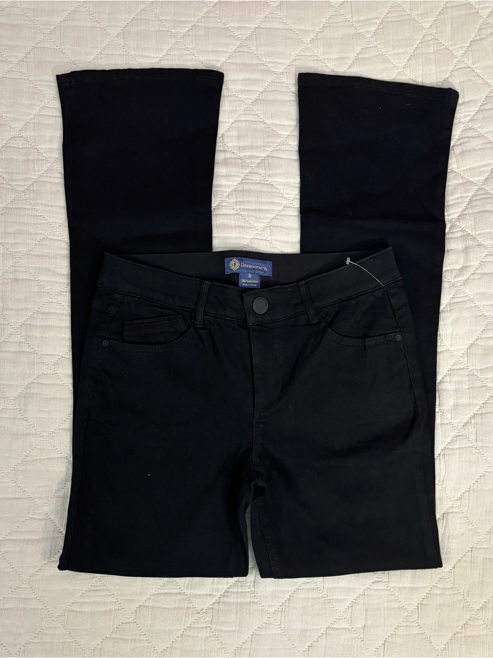 NWOT Democracy Ab Solution Itty Bitty Bootcut Women Jeans Sz 8 -